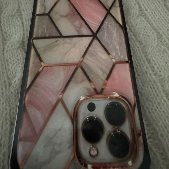 Red Glitter Phone Lanyard for cell phone or attach to tumbler/purse - Picture 2 of 2